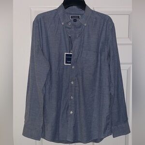 Men's Blue Button-Down Shirt